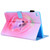 For Samsung Galaxy Tab A9 Colored Drawing Leather Tablet Case(Pink Cat)