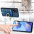 For OPPO A57 4G Retro Splitable Magnetic Card Bag Leather Phone Case(Blue)