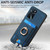 For OPPO Find X5 Retro Splitable Magnetic Card Bag Leather Phone Case(Blue)