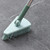 Triangular Floor Brush Long Handle Stiff Bristle Corner Crevice Brush(Blue)