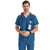 Men Grooming Pet Dental Work Clothes Short-Sleeved Top + Pants Set, Size: XXXL(Dark Green)