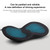 Car mini Seat Cushion Breathable Lumbar Seat Mat (Black)