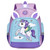 Children Cute Cartoon Shoulder Bag Kindergarten Schoolbag Casual Versatile Backpacks, Style: Pony (Purple)