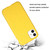 For iPhone 12 Wheat MagSafe Magnetic Straw Material + TPU Phone Case(Yellow)