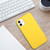 For iPhone 12 Wheat MagSafe Magnetic Straw Material + TPU Phone Case(Yellow)
