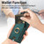 For Samsung Galaxy S23 FE 5G Retro Skin-feel Ring Card Bag Phone Case with Hang Loop(Green)