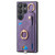 For Samsung Galaxy S20 FE Retro Skin-feel Ring Card Bag Phone Case with Hang Loop(Purple)