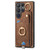 For Samsung Galaxy A32 4G Retro Skin-feel Ring Card Bag Phone Case with Hang Loop(Brown)