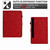 For Samsung Galaxy Tab S9 Rhombus TPU Smart Leather Tablet Case(Red)