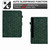 For Samsung Galaxy Tab S7 / S8 Rhombus TPU Smart Leather Tablet Case(Green)