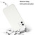 For iPhone 12 Wheat MagSafe Magnetic Straw Material + TPU Phone Case with Lanyard(White)