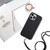 For iPhone 12 Pro Max Wheat MagSafe Magnetic Straw Material + TPU Phone Case with Lanyard(Black)