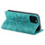 For iPhone 15 Plus Totem Embossed Magnetic Leather Phone Case(Green)