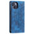 For iPhone 15 Plus Totem Embossed Magnetic Leather Phone Case(Blue)