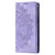 For iPhone 15 Pro Totem Embossed Magnetic Leather Phone Case(Purple)