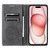 For iPhone 14 Pro Totem Embossed Magnetic Leather Phone Case(Grey)