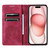 For iPhone 13 Pro Totem Embossed Magnetic Leather Phone Case(Red)
