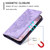 For iPhone XS Max Totem Embossed Magnetic Leather Phone Case(Purple)