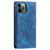 For iPhone 11 Pro Totem Embossed Magnetic Leather Phone Case(Blue)