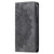 For iPhone 12 / 12 Pro Totem Embossed Magnetic Leather Phone Case(Grey)