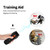 LED Flashing Light Handheld Ultrasonic Bark Arrester Frequency Conversion Dog Training Device(Gray+Orange)