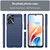 For OPPO A2M 5G Carbon Fiber Brushed Texture TPU Case(Blue)