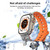 For Apple Watch 6 40mm Reverse Buckle Two Color Magnetic Silicone Watch Band(Pink+Grey)