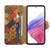 For Samsung Galaxy S23 Denior Flower Language Series Cork Fabric Oil Edge Leather Phone Case(Autumn)