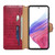 For Samsung Galaxy A05s Denior Crocodile Texture Oil Edge Leather Phone Case(Rose Red)