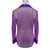 See-through Mesh Cardigan Shirt Pajamas Sexy Underwear For Women, Size: XXL(Purple)