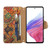 For Samsung Galaxy A52 Denior Flower Language Series Cork Fabric Oil Edge Leather Phone Case(Autumn)