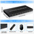 NK-E80 4K 30Hz 8 In 1 Out HDMI 8-way Screen Splitter KVM Switch(UK Plug)