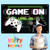 180x110cm Game Console Theme Birthday Background Birthday Party Decoration Banner(2023SRB53)