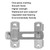 Medium 201 Stainless Steel Barn Door Lock Hook Stainless Steel Door Buckle Insertion