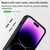 For iPhone 15 Lamb Grain PU Back Cover Phone Case(White)