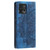 For Motorola Moto G72 Totem Embossed Magnetic Leather Phone Case(Blue)