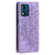 For Motorola Moto E13 Totem Embossed Magnetic Leather Phone Case(Purple)