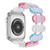 For Apple Watch SE 2022 44mm Stretch Resin Watch Band(Colorful)