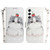 For Samsung Galaxy S24+ 5G 3D Colored Horizontal Flip Leather Phone Case(Cute Cat)