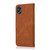 For OPPO A38 Dual-color Stitching Leather Phone Case(Brown Red)