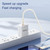 TOTU CB-6-T 25W USB to USB-C / Type-C Silicone Data Cable, Length: 1m(Beige)