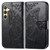 For Samsung Galaxy S24 5G Butterfly Love Flower Embossed Leather Phone Case(Black)