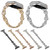 For Apple Watch Series 2 42mm Gourd Diamond Metal Watch Band(Silver)