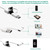 i95 3 in 1 USB Ear Scope Inspection HD 0.3MP Camera Visual Ear Spoon for OTG Android Phones & PC & MacBook, 1.75m Length Cable (Pink + White)