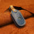 For Buick Car Cowhide Leather Key Protective Cover Key Case, Five Keys Version (Blue)