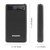 HAWEEL DIY 6 x 18650 Battery 24W Fast Charge Power Bank Box Case with Display, Not Include Battery (Black)