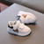 Children Sneakers Cartoon Panda Girls Boys Casual Shoes Running Shoes, Size: 27(Black)
