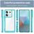 For Xiaomi Redmi Note 13 Pro+ Colorful Series Acrylic Hybrid TPU Phone Case(Transparent Blue)