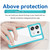 For Xiaomi Redmi Note 13 Pro+ Colorful Series Acrylic Hybrid TPU Phone Case(Transparent Blue)