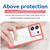 For Xiaomi Redmi Note 13 Pro Colorful Series Acrylic Hybrid TPU Phone Case(Red)